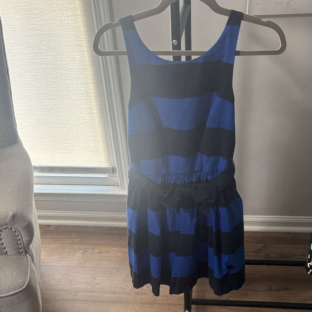 Abercrombie & Fitch Blue and Black Dress
